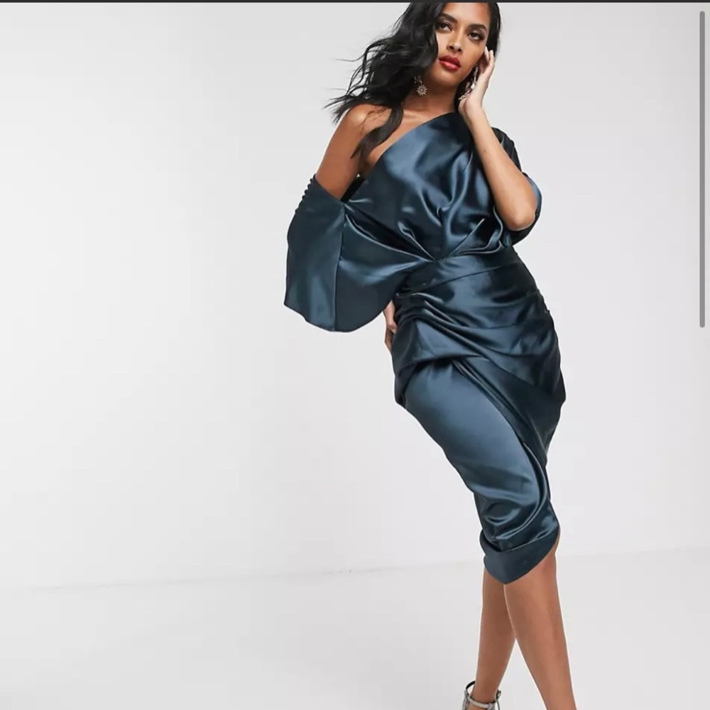 NWT! Beautiful vibrant blue ASOS dress.